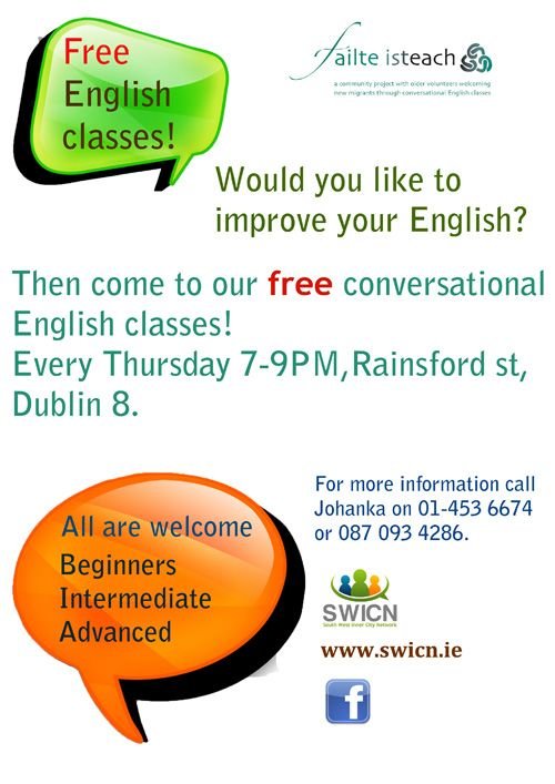 Free English Language Classes