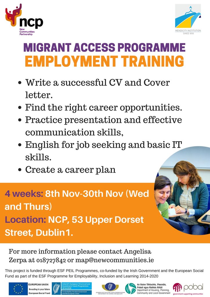 MAP EMPLOYMENT TRAINING - NCP Dublin