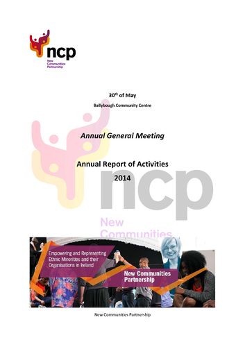 Publication cover - newcommunitiesreport